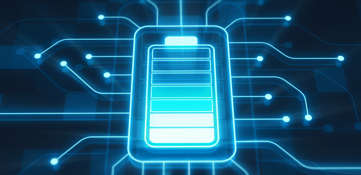 Illustration of a battery