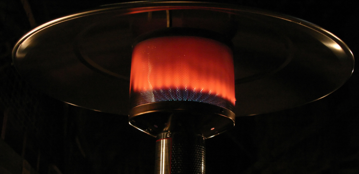 A propane heater