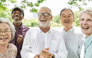 Group of Senior Retirement Friends Happiness Concept