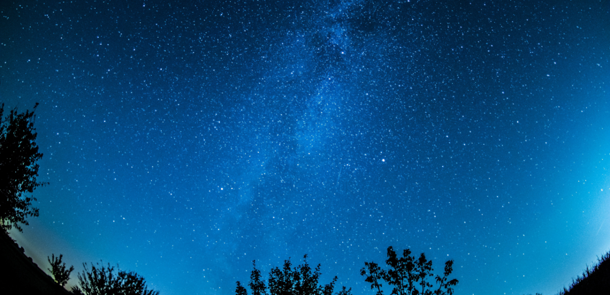 Milky way at night