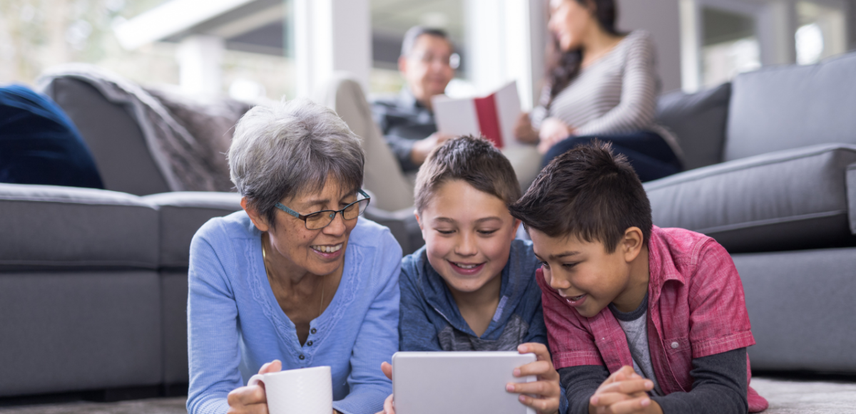 Grandmother and Grandkids