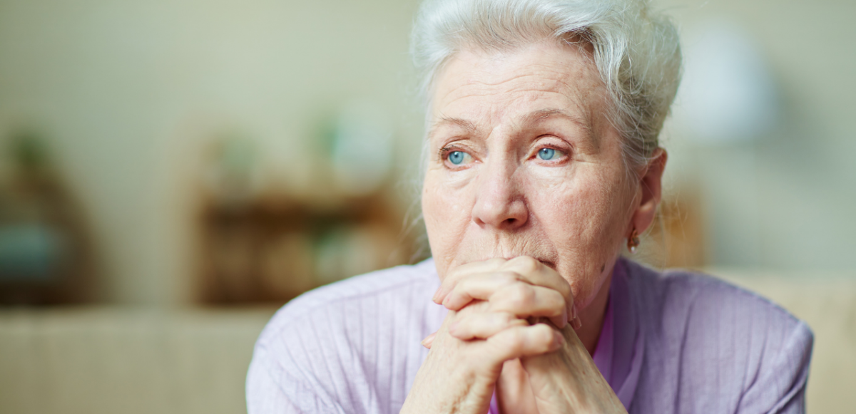 Woman experiencing anxiety